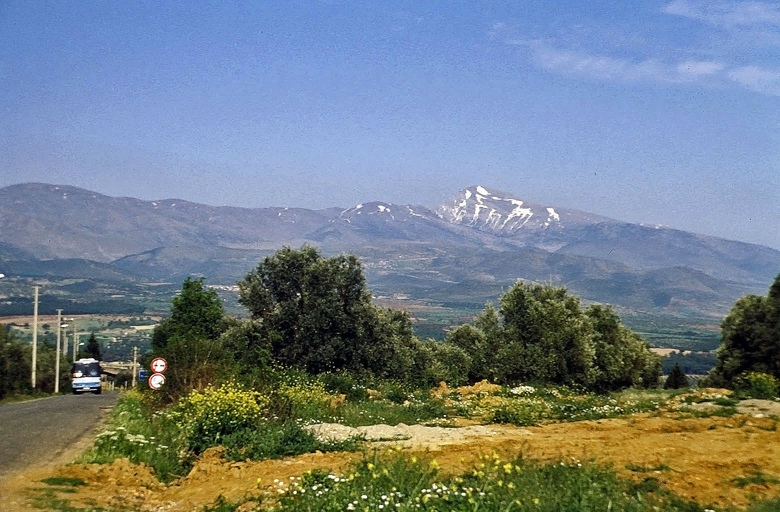 26.04.1993 | vor Aphrodisias | Anfahrt nach Aphrodisias