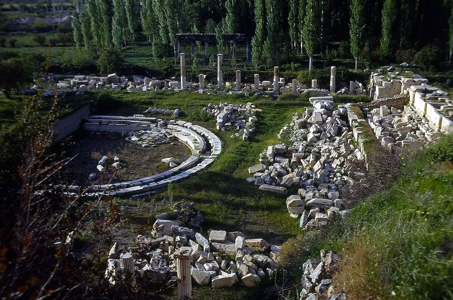26.04.1993 | Akropolis | östliche Südagora mit Torkomplex