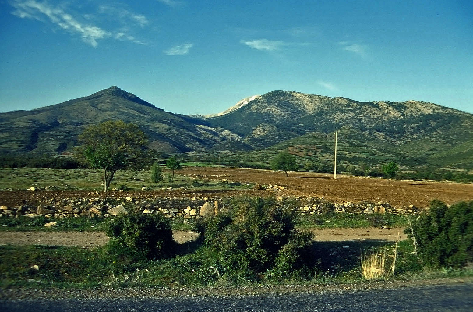 26.04.1993 | nach Aphrodisias | Landschaftsbild von der D585