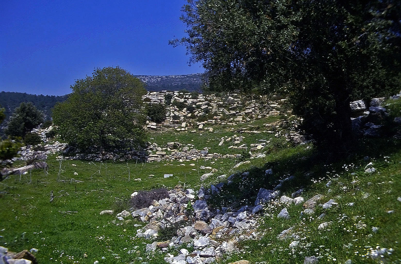 25.04.1993 | Theater | Bühne und zerstörte Sitzreihen